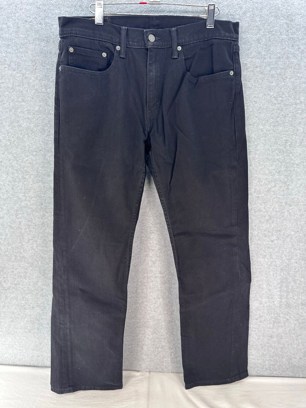 Levi Strauss Men's sz 32x32 Black 559 Mid Rise Cotton Stretch Straight Leg